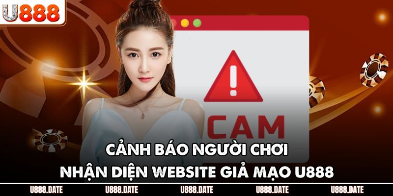 U888 Lừa Đảo – Sự Thật Đằng Sau Những Lời Đồn Ác Ý 4 Cảnh báo người chơi nhận diện website giả mạo U888